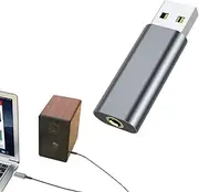 USB Sound Card | 3.5mm Sound Card for Pc Plug and - Sound Card, Driver USB Audio Interface, Portable USB Audio for Laptop, Desktop, Pc
