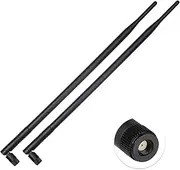 Superbat 2X 9dBi Dual Band WiFi Antenna 2.4GHz 5GHz 5.8GHz MIMO RP-SMA Bluetooth Antenna for WiFi Router Wireless Network Card Security IP Camera Video Surveillance Monitor