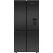 Fisher & Paykel RF730QZUVB1 690L Quad French Door Fridge (Black)