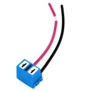 H7 Ceramic Driving Lamp Pre-wired Light Socket Adapter for Vehicle Car