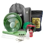 ASR Outdoor 3lb Gold Paydirt Prospecting Gold Panning Kit with Mini Sluice Box