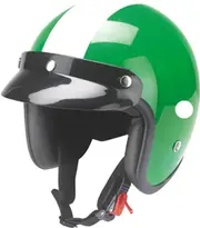 Redbike RB-753 Oldtimer, open face helmet , color: Green/White , size: XS