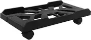 CAXUSD PC Desktop Computer Bracket Computer Tower Cart CPU Tower Stand Mobile CPU Stand Heavy Duty CPU Holder Under Desk CPU Holder Computer Tower Stand Computer Stand Flooring Black Abs