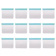 12x Appetito 4 Cup/1L Reusable Fridge/Freezer Sandwich Food Storage Bag Blue