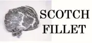 Beef Scotch Fillet, Label, Commercial, Food, B/W, Meat Takeaway, Asian, Indian