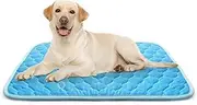 Dog Cooling Mat Summer Cooling Mat for Dogs Washable Dog Cooling Pad Portable Breathable Soft Ice Silk Self-Cooling Pad for Cats Crates Kennels Beds (XL)