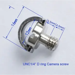 金屬快拆板螺絲NF589 相機快拆板螺絲 相機 雲台 一字 c環 不銹鋼 三腳架XX
