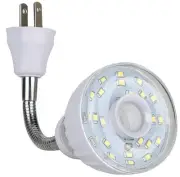 Plug-In Motion Activated LED Light With Flex Gooseneck Long Life Engergy Saving