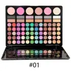 New 78 Color Glitter Eye Shadow Palette Minerals Blush Contour Eyeshadow Pallete