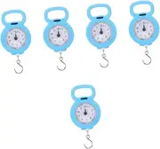 FOMIYES 5pcs Handheld Outdoor Scale Portable Luggage Weight Scale Compact Design 0.1kg Precision for Travel Camping and Sports