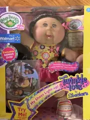 Cabbage Patch Kids Twinkle Toes by Skechers Brown Skin and Bonus DVD NEW/NRFB