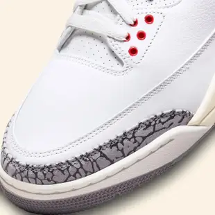 【NIKE 耐吉】休閒鞋 Air Jordan 3 Reimagined 經典復刻 白水泥 爆裂紋 男鞋 DN3707-100