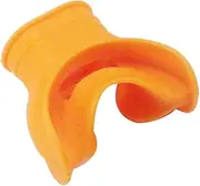Lyaciomn Scuba Diving Second Stage Silicone Mouthpieces Snorkel Regulator Colorful Underwater Breathing Parts Orange
