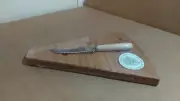 Out of the Woods of Oregon Cheese Wedge Board with Alder Cheese Knife (LB75)