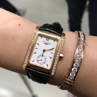 浪琴 Longines k金 女鑽錶 Dolce vita