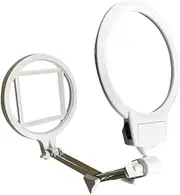 LED Magnifying Lamp with Stand Magnification for Sewing Embroidery Jewelry Making and Painting Foldable Desktop Light for Close Work and Crafts