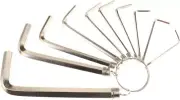 Allen Wrench Hex Key Set -Set Sizes 1.5-10mm - Pure steel (10 WRENCHES - INDUSTR