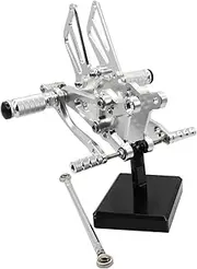 [QRTQ] CNC Aluminum Adjustable Motorcycle Rearsets Rear Sets Foot Pegs Pedal Footrest for Honda for CBR600 for CBR 600 F4I 2001-2007/2002/2003 (Color : 5)