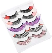 WRITWAA Chemical Fiber Eyelashes Pairs Appearance Great for Daily Party Makeup
