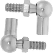 HOMSFOU Hydraulic System Parts 2pcs Tie Rod Ball Head Ball Joint End Flexible for Multi-angle Adjustment