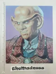 Signed Autographed 8"x10 Photo Quark Armin Shimerman Deep Space Nine Star Trek 2
