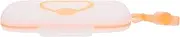 Operitacx Wipes Dispenser Portable Baby Wipe Container Refillable Wipe Dispenser with Lanyard Baby Diaper Wipe Holder Case for Outdoor, Travel, Office, Car, Cot ( Orange )