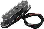 STARTIST Alnico 5 Humbucker Guitar Pickup Set Neck Humbucker Electric Guitar Pickups for DIY, clear