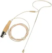 Abaodam Single Ear Over Ear Headset Microphone for Lectures Live Performance Podcasts Lightweight Design High Sensitivity Durable Sound Quality for Broadcasters Speakers