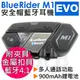 鼎騰 BLUERIDER M1 EVO版 安全帽藍牙耳機 藍牙4.1 機車 重機 多人對講