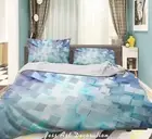 3D White Cylinder Geometry Quilt Cover Set Bedding Sets Pillowcases Queen