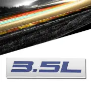Blue/Chrome 3.5L Logo Plate Back Rear Trunk Metal Badge Decal Sticker Emblem (for: Toyota)