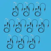 10X FBI Two Way Radio 2-Wire Clear Tube Earpiece for Kenwood TK-3260 TK-5310