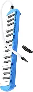 GLSTOY 32 Key Melodica Instrument for Beginners Portable Wind Musical Keyboard with Long Tube Short Mouthpiece Explore Sound Effects Rhythms for Home Stage Use
