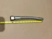 304 Single Heavy Duty Braid Metal Hose 12 1/2 length (1 inch male and female)
