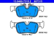 ATE Disc Brake Pad Set For BMW MINI 2 Gran Coupe F40 I3 X1 X2 F39 D 34216859917 (for: Mini)