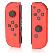 Joycon Controller for Switch,Replacement L/R Joycons Controller Support Wake-up Function/Motion Control/Screenshot (Red)
