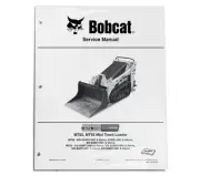 Bobcat MT52, MT55 Mini Track Loader Service Manual Shop Repair Book - 6986859