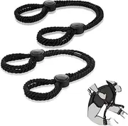 Rope Handcuffs Bracelets 2 Pcs Sex Restraints Ankle Cuffs BDSM Bondage Adjustable Handcuffs Anklets Sex Toys Cotton Ropes Wrist Cuffs Beginner Fetish Adult SM Game for Women
