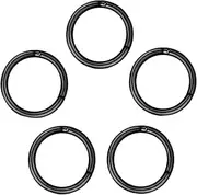 [Generic] Stainless Steel Tiny Sleeper Hoop Earrings for Women Men Septum Hinged Nose Ring Helix Cartilage Tragus Cuff Hoops Piercing Set