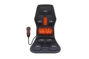 Massage Seat Cushion Pad Heat Massage Back Massager Chair Pad PU Leather Massage Cushion