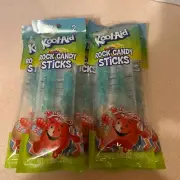 Kool-Aid Rock Candy Sticks lot of 5 Easter Tropical Punch Hippity Hoppity