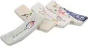 ULTECHNOVO Cute Chopstick Rests 4 Pack Ceramic Chopstick Holders Dining Table Cutlery Rest Kitchen Accessory