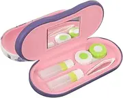 [Outanaya] Glasses Case Portable Storage Box for Eyeglasses and Dual Organizer Soft Design for Men and Women Protects Lenses From Scratches
