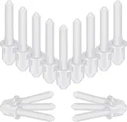 [Patelai] 20 Pcs 1 x 0.25 inch Shutter Repair Pins Louver Pins Plantation Shutters Replacement Repair Pins Plantation Shutter Pins for Windows Tools, White