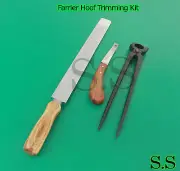 Farrier Hoof Trimming Kit/Hoof Nipper/Hoof Knife/Rasp/Re-Setting/Cutting/Sole