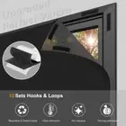 DIY Portable Blackout Window Blind Curtain for Bedroom, Nursery, Office, Travel