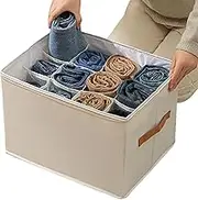 Shoe Rack - Stackable Shoe Boxes, 43cm Shoe Organizer - Foldable Storage Bag with Viewing Window & Handle Made of Oxford Fabric, with Compartments for Sneakers & High Heels, Closet & Bedroom