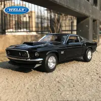 在飛比找蝦皮購物優惠-Welly 1:24 Ford Mustang Boss 4