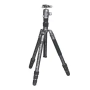 Benro Bat 24C VX25 Ball Head Carbon Fibre 4 Section PU60X Plate Photo Tripod Kit