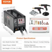 3KW Spot Welder Dent Puller Repair Kit with Dual Welding Guns
